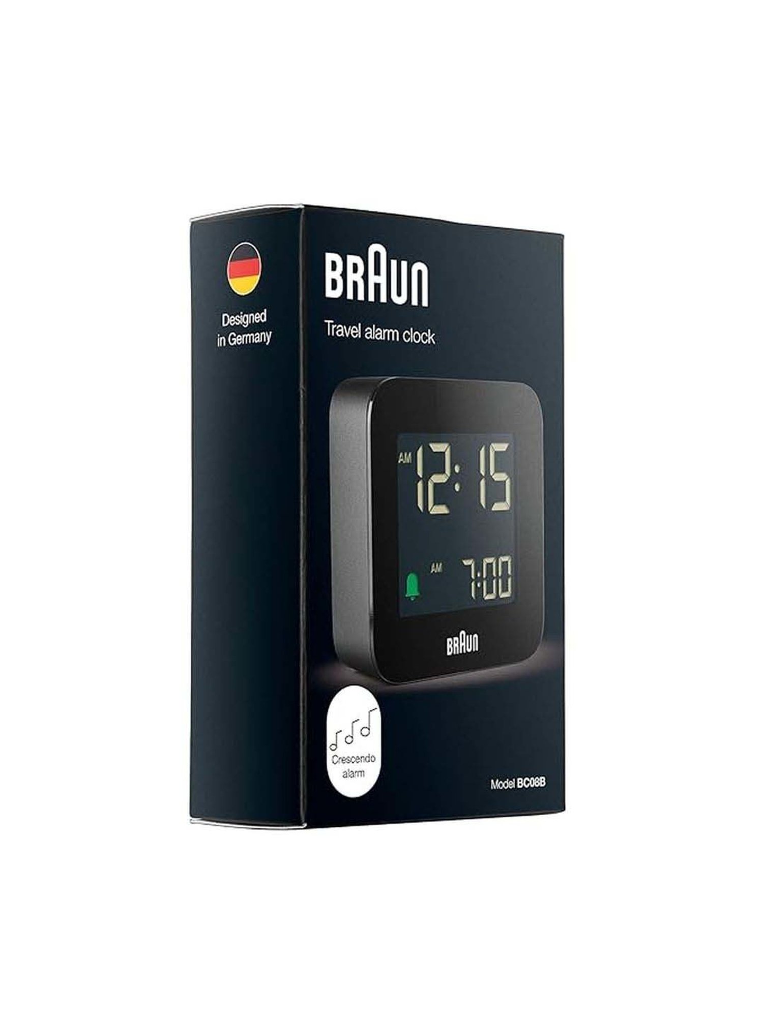 Braun Black Classic Analog Wall Clock