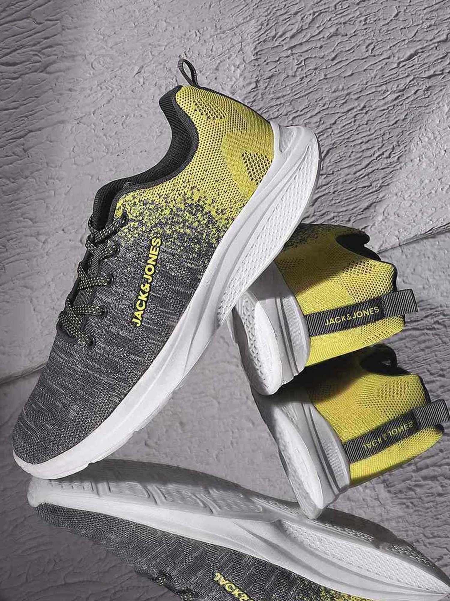 Jack & Jones Men's JFWA22 ANTHONY Grey Casual Sneakers