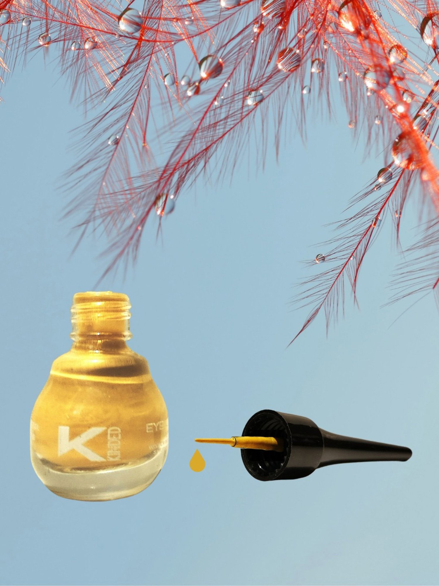 KINDED Liquid Eye Liner Golden Glaze & Pink Pearl Combo