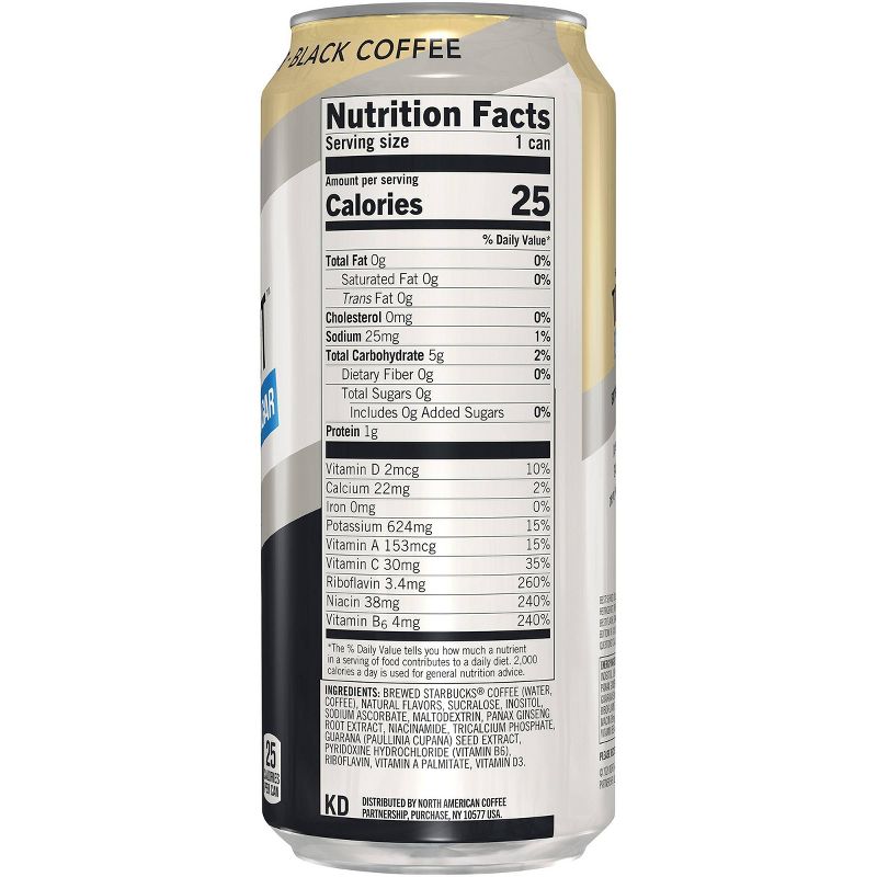 Starbucks Triple Shot Vanilla Zero Sugar  -15 fl oz Can
