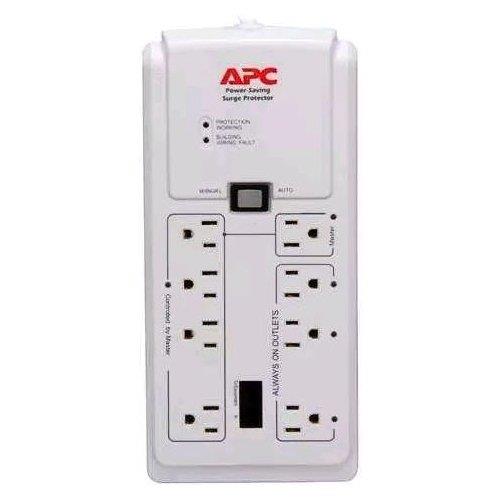 APC P8GT 8 Outlets 120V Power-Saving Home/Office SurgeArrest with Phone Protection