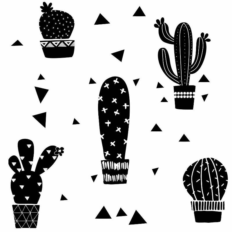 Geo Cactus Peel and Stick Wall Decal - RoomMates