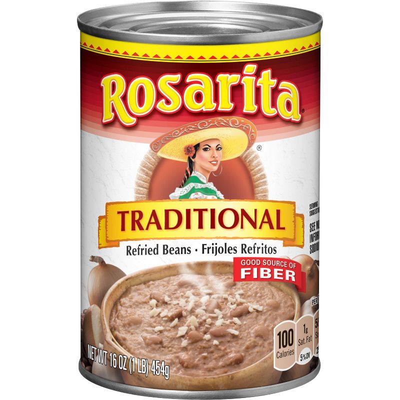 Rosaritas Refried beans 16Oz