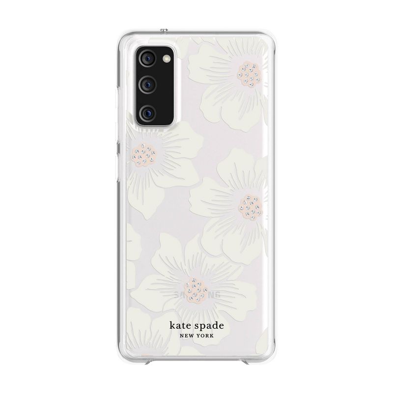 Kate Spade New York Samsung Galaxy S20 FE 5G Phone Case Hollyhock Floral - Cream/Clear