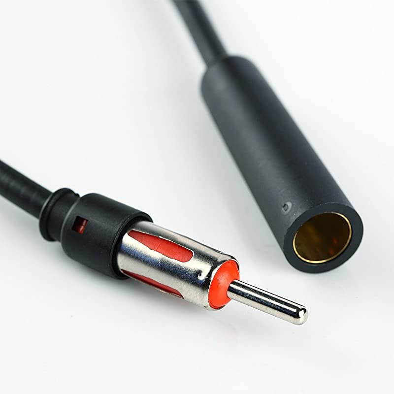 Universal Male Female Car AM FM Antenna ExtensionExtender Cable