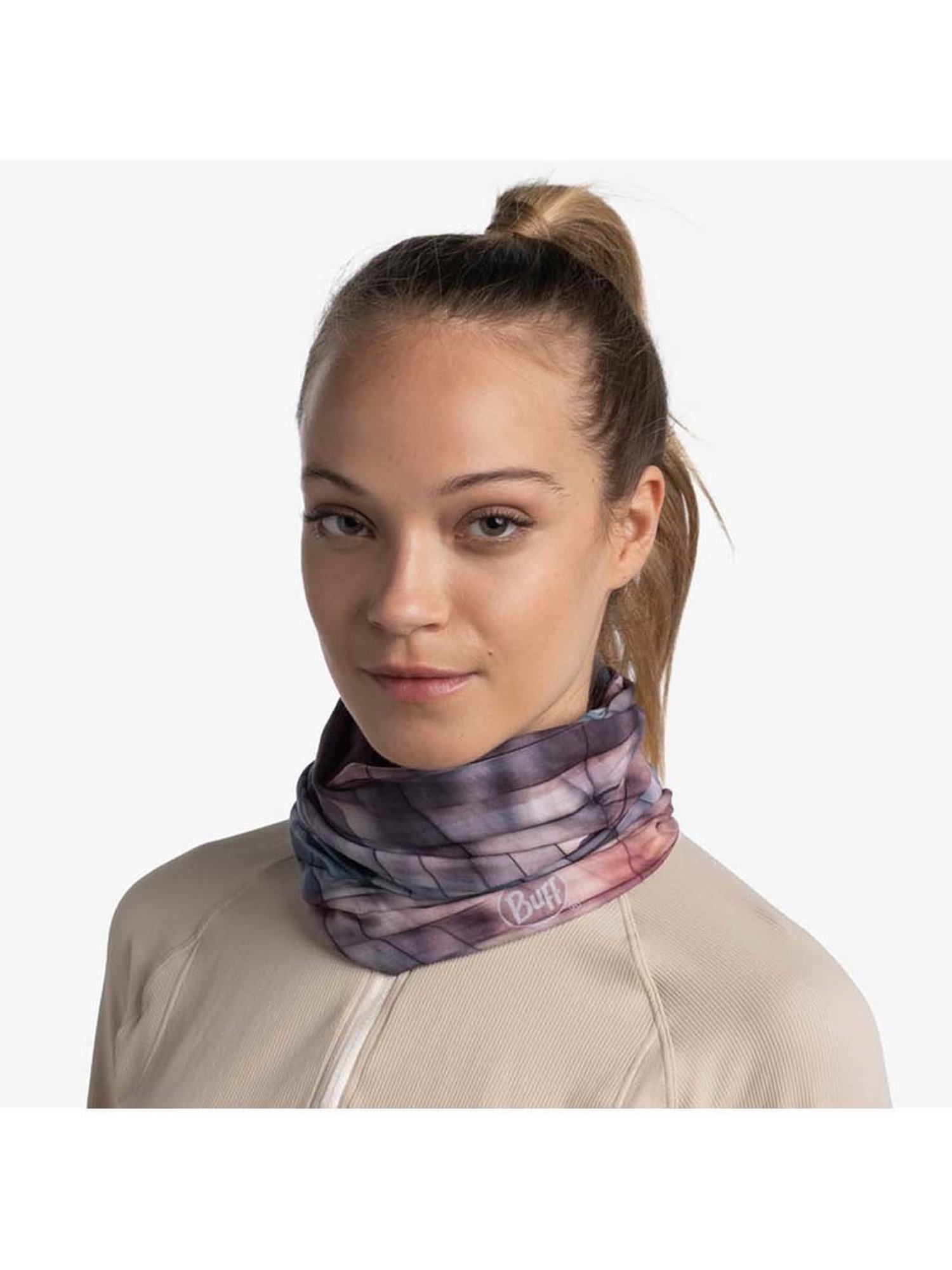 BUFF Original Ecostretch Shadyver Purple Printed Bandanas