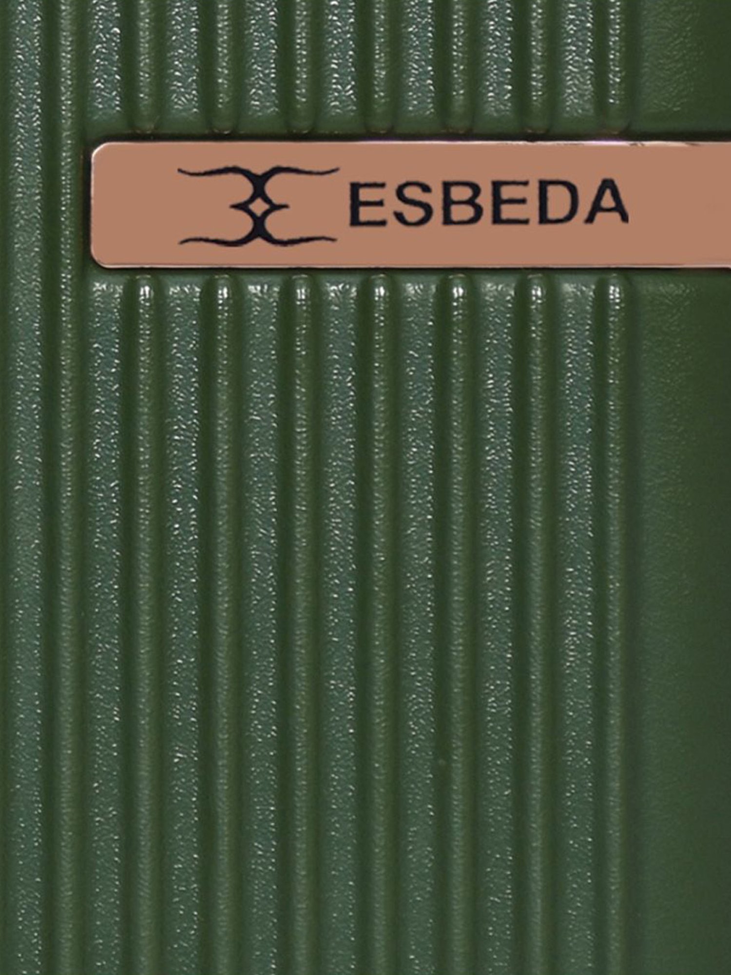 Esbeda Olive ABS Textured Vanity Bag