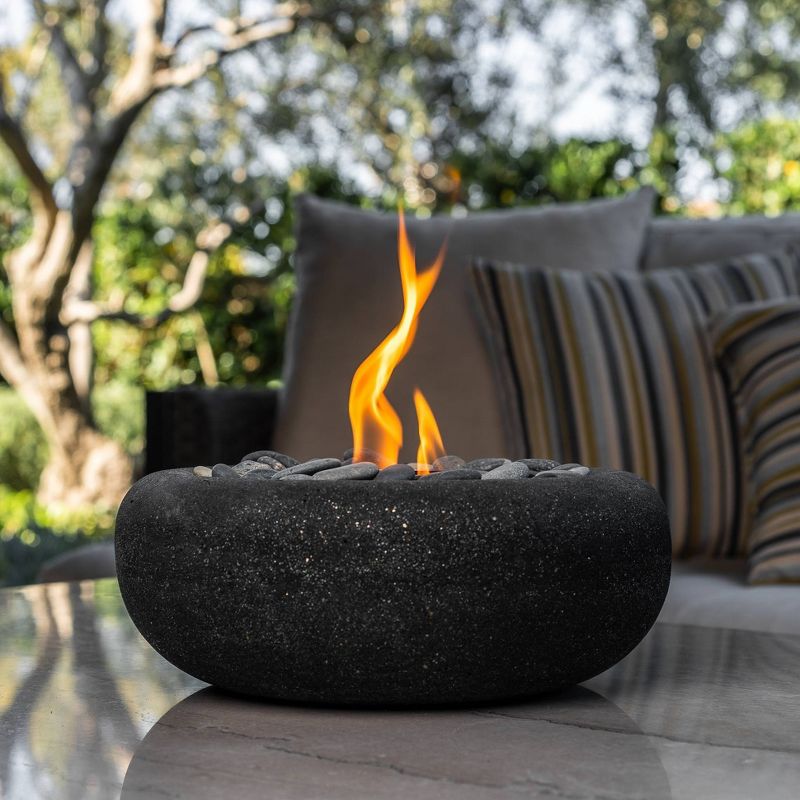 Zen Outdoor Table Top Fire Bowl - Graphite - Terra Flame