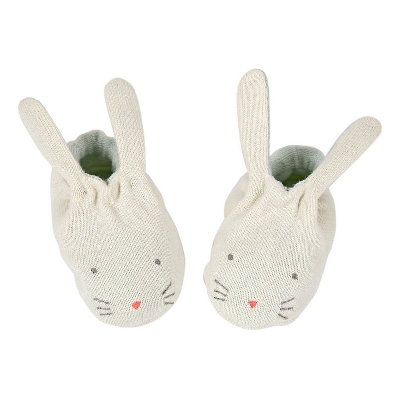 Meri Meri - Mint Bunny Baby Booties - Boots - 1ct