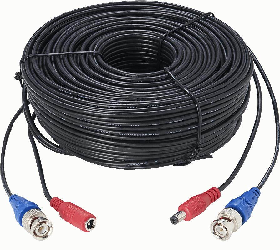 Lorex 100 ft Premium 4K RG59/Power Accessory Cable