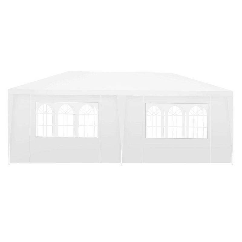 Costway Wedding Tent Canopy Party 10'x20' Heavy Duty Gazebo Cater Event W/Side Walls