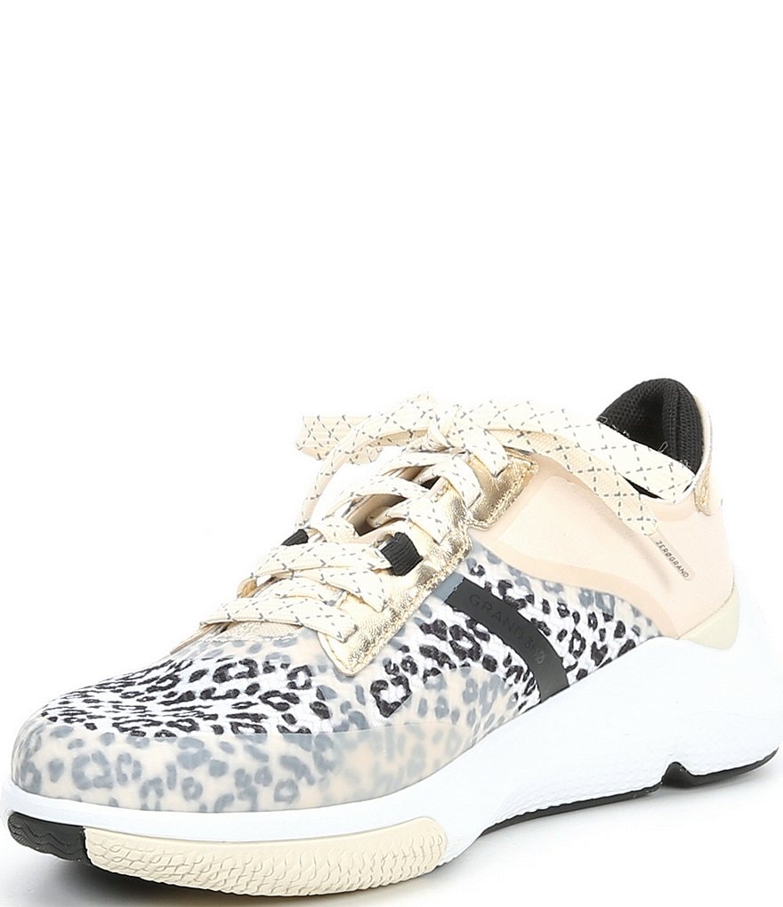 Cole Haan Zerogrand Winner Animal Print Lace-Up Sneakers
