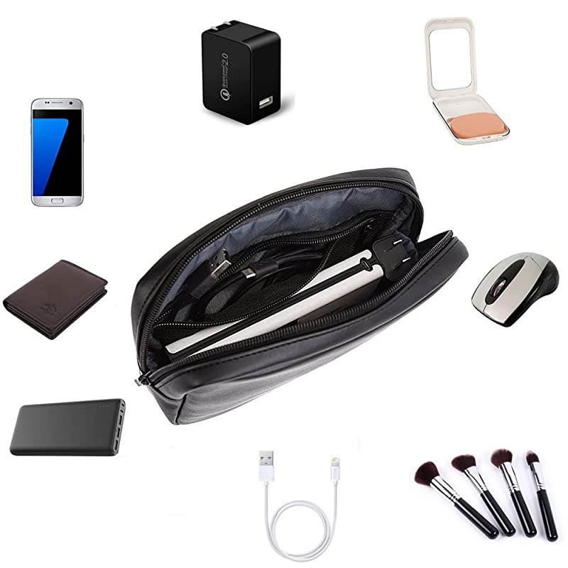 Accessories Bag Organizer Power Bank Case Electronics Accessory Travel Gear Organize Case Cable Management Hard Drive Bag Black