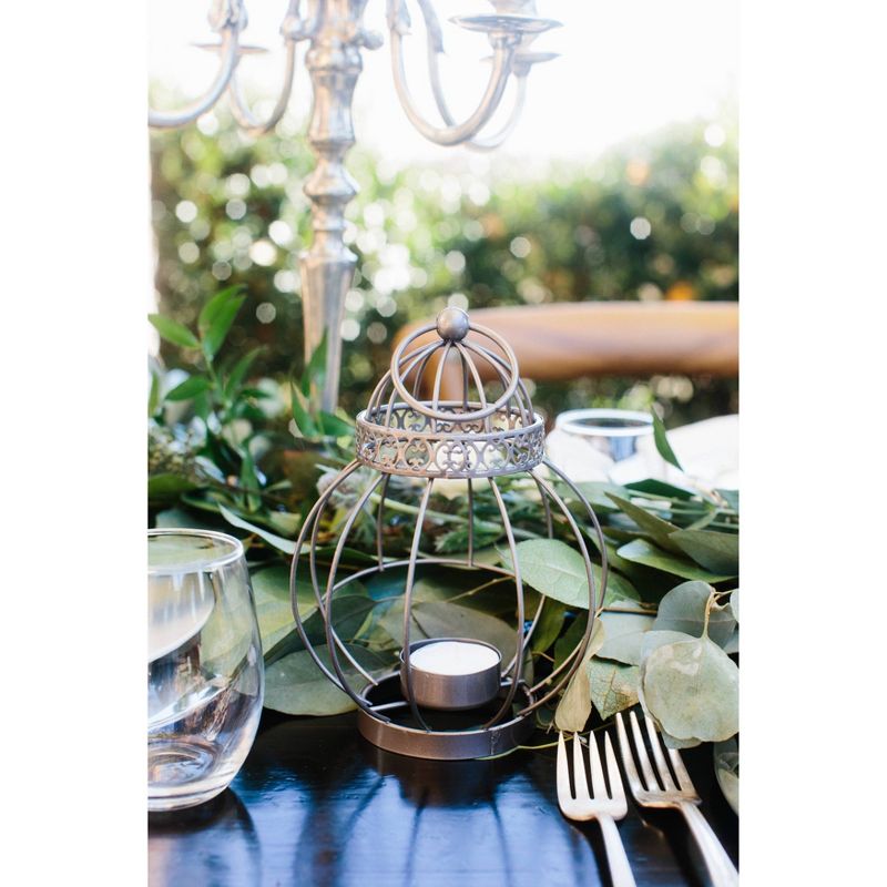 6ct Vintage Bird Cage Lantern