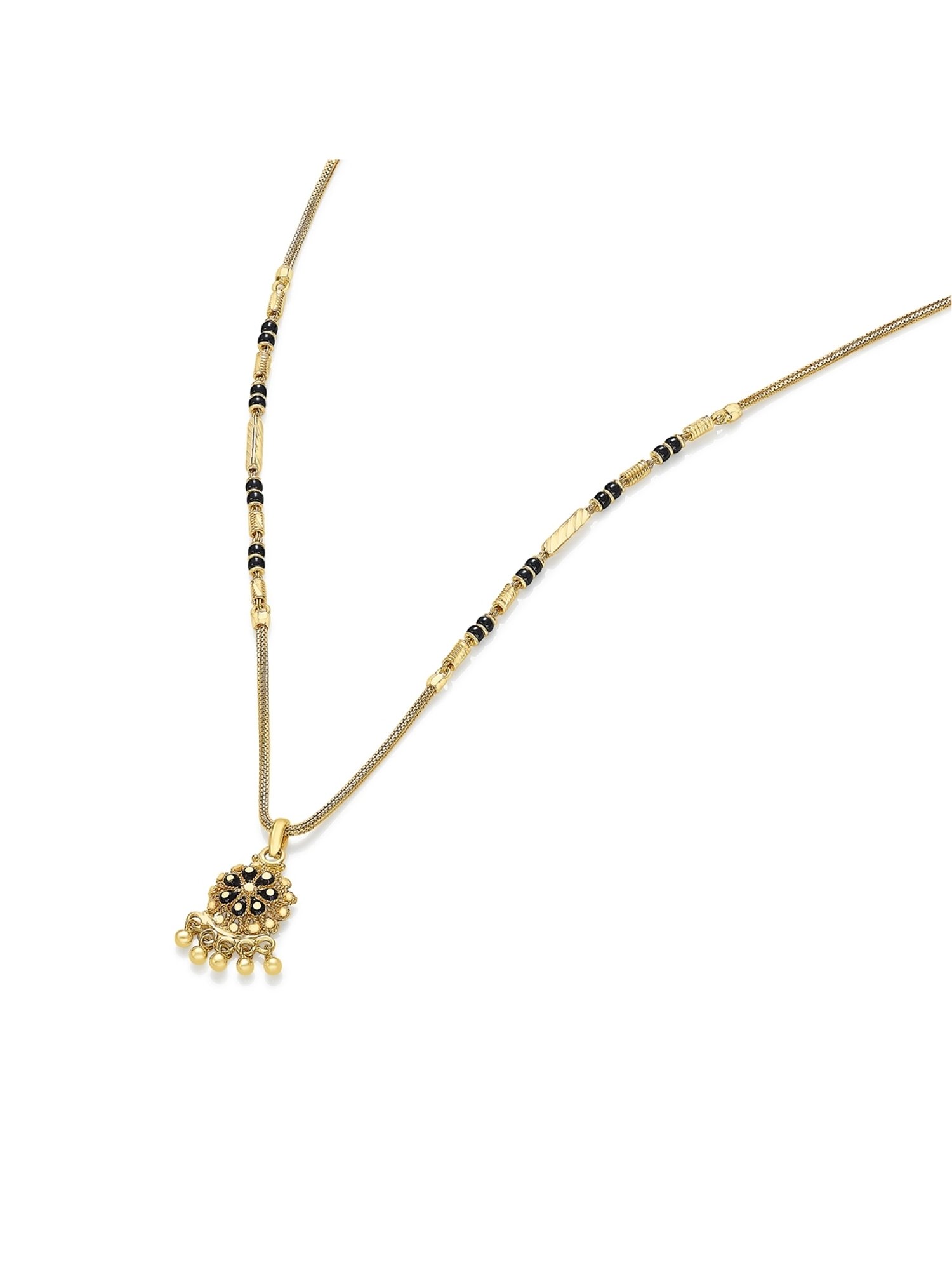 P.N.Gadgil Jewellers Shringar Yellow Gold Modern Mangalsutra For Women