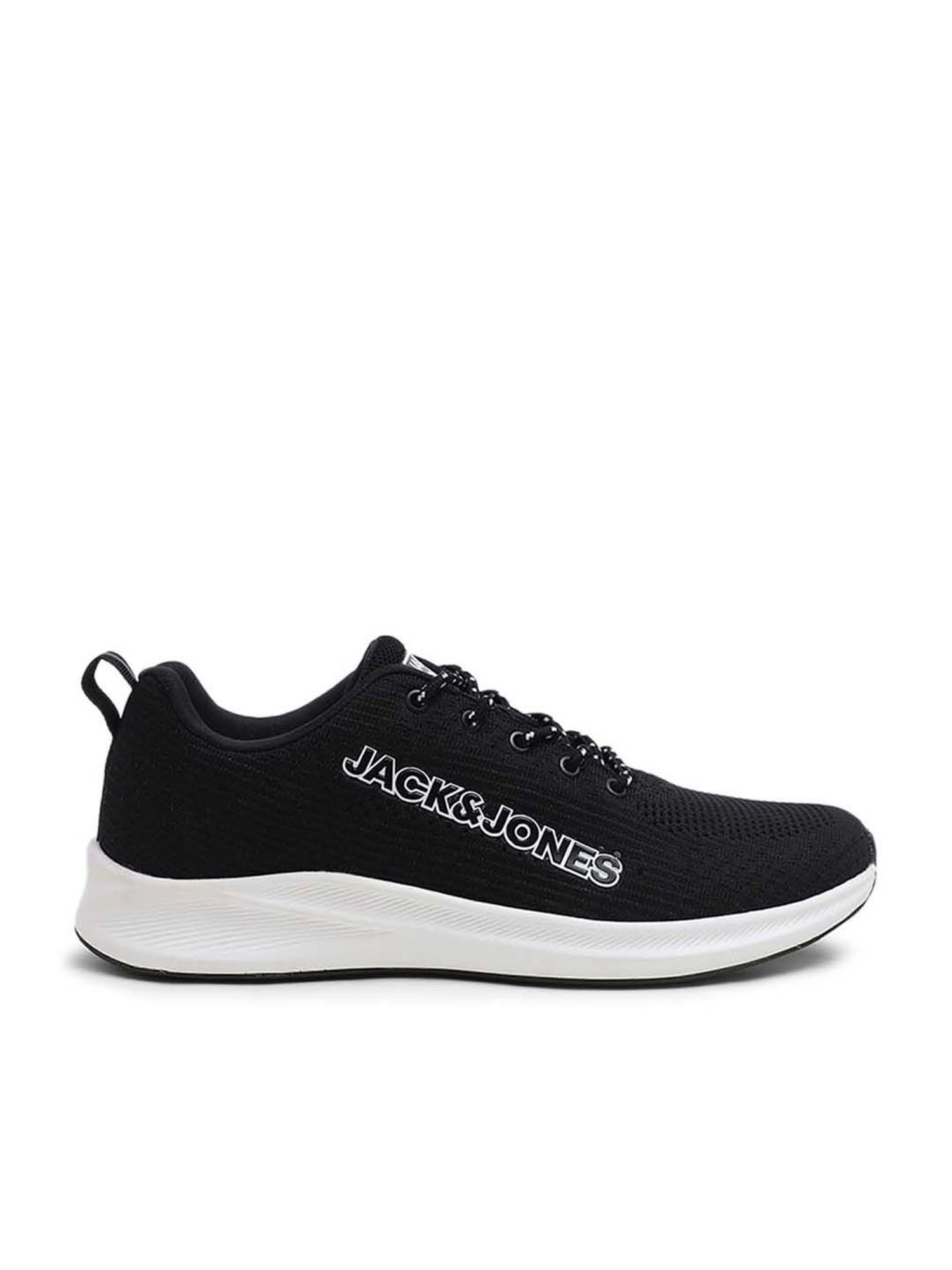 Jack & Jones Men's Jet Black Casual Sneakers