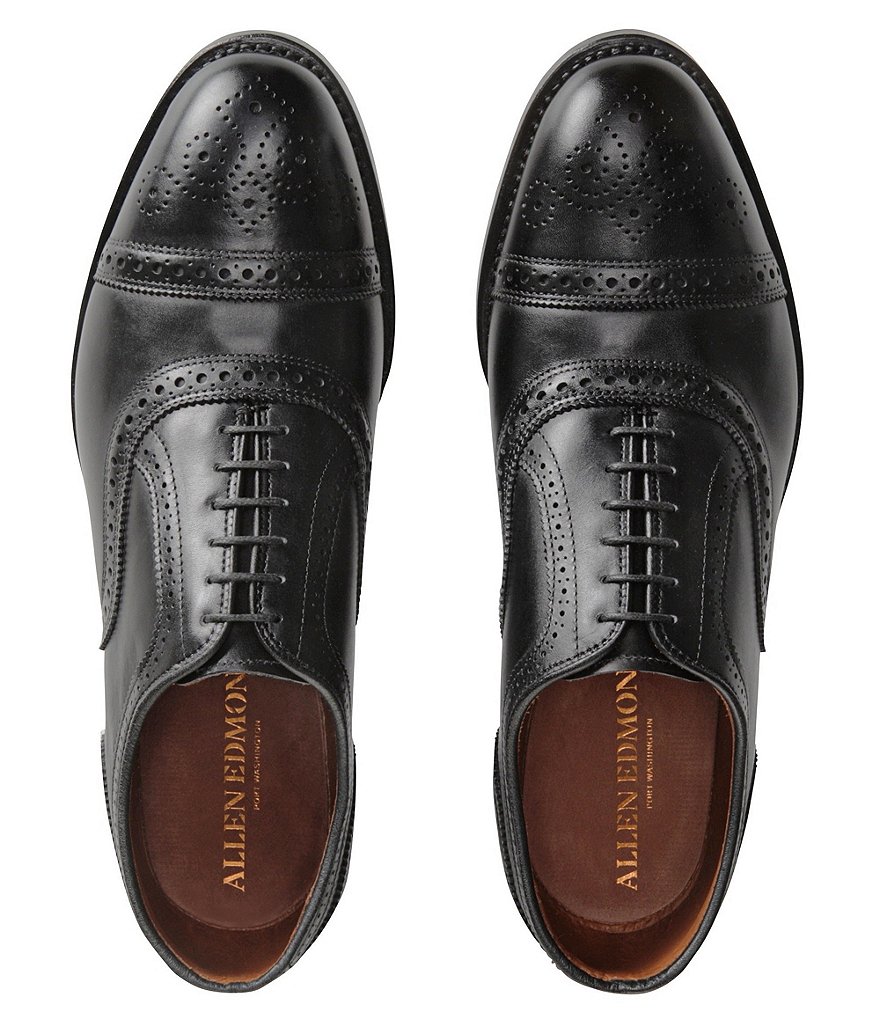Allen-Edmonds Strand Cap-Toe Leather Dress Oxfords