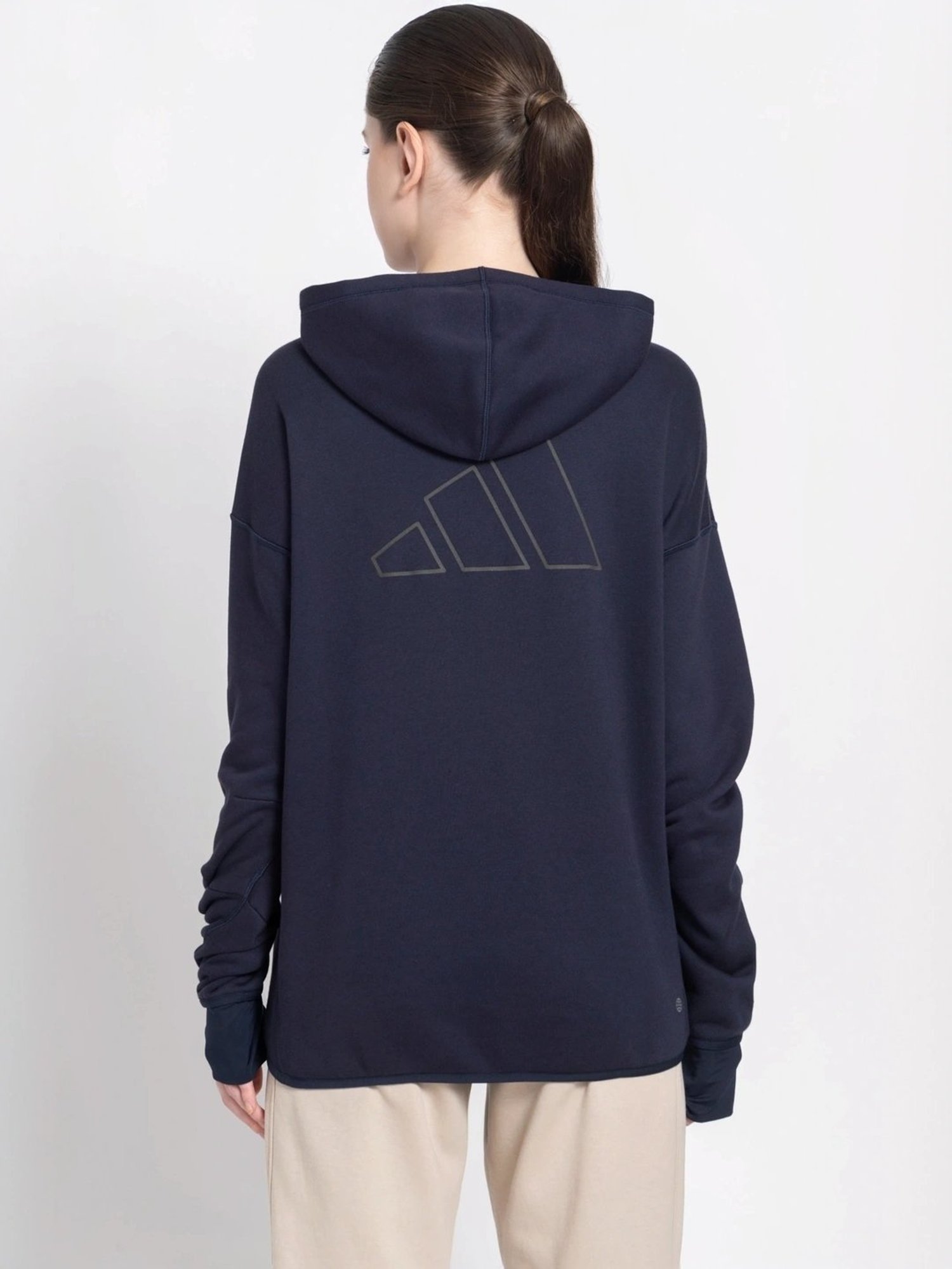 ADIDAS Blue Plain Sports Sweatshirt