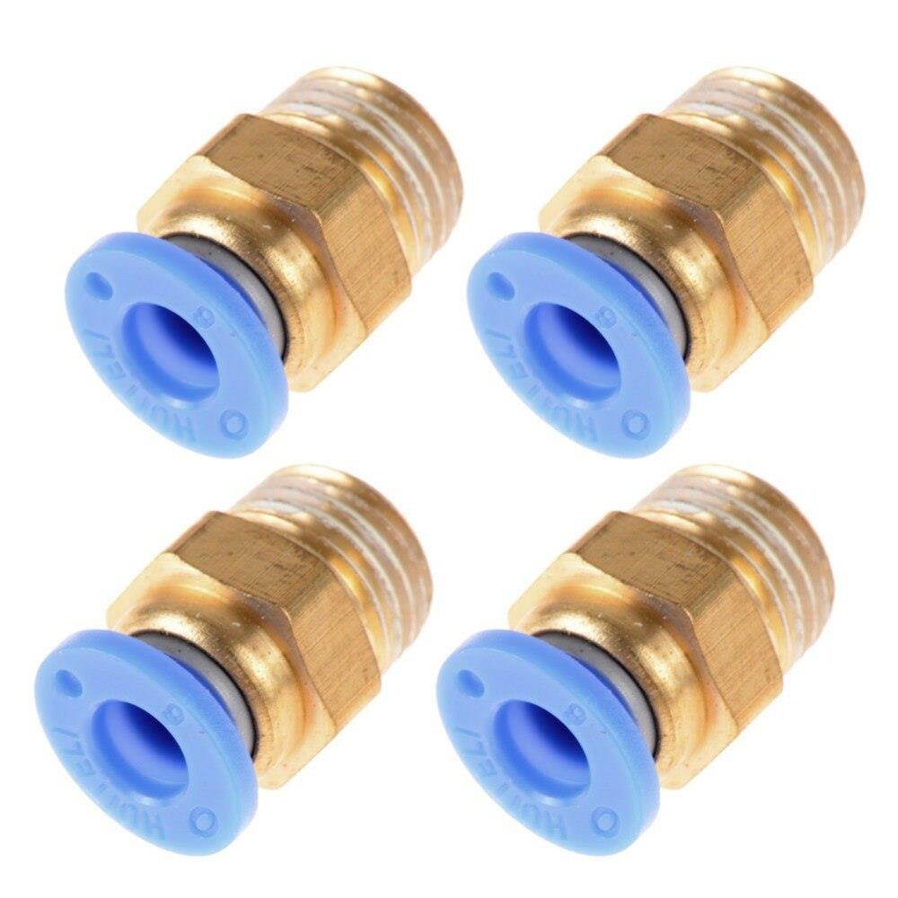6mm Thread 1/4 Inch Air Straight Pneumatic Tube Fitting PC6-01 One Touch Hose Quick Exhaust Pipe Connector P0.05