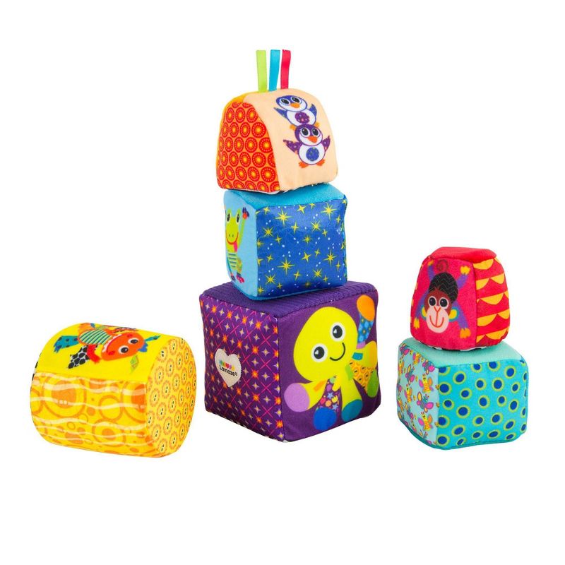 Lamaze Mix & Match Activity Blocks Baby Learning Toy