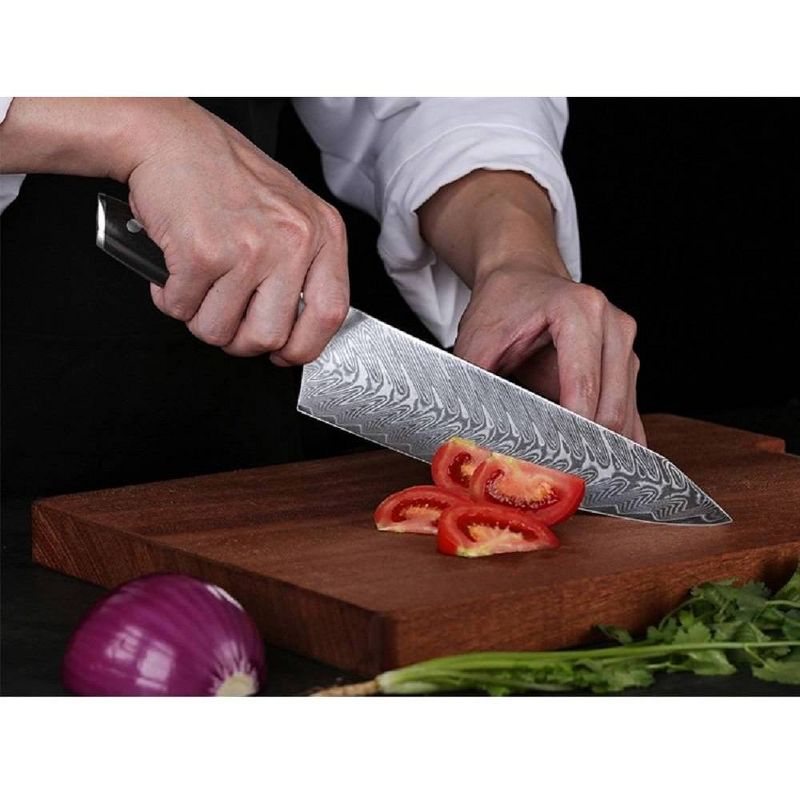 BBQ Dragon Damascus 8" Chef Knife