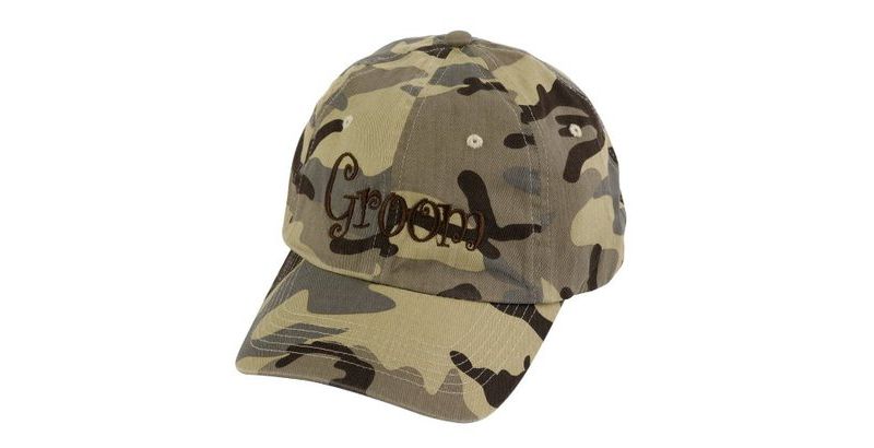 "Bride & Groom" Desert Camouflage Cap