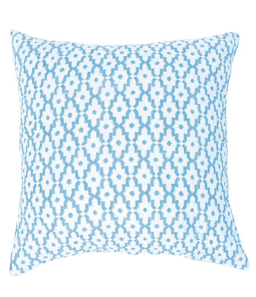 carol & frank Talley Santorini Euro Sham