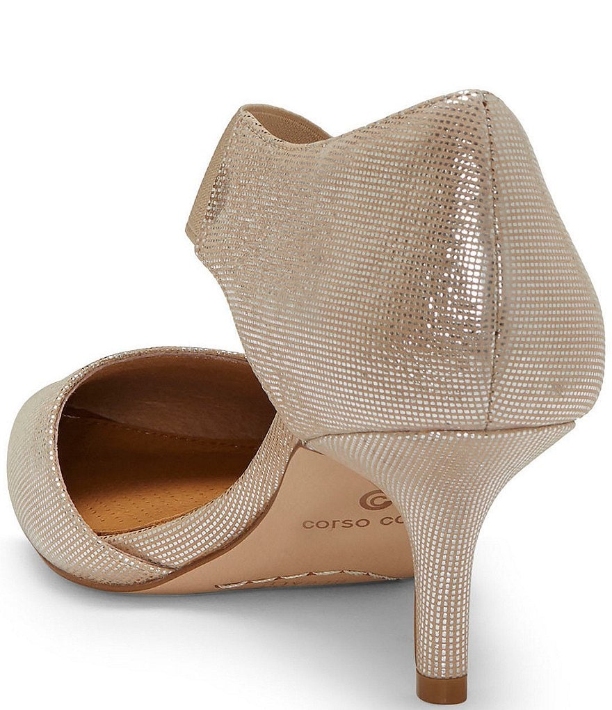 CC Corso Como Denice Leather Asymmetrical Pointed Toe Pumps