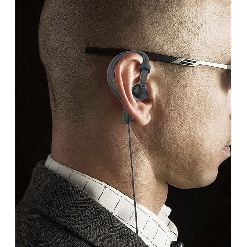 Way Radio Earpiece Compatible Midland AVPH4 EarClip Way Headset for Midland Walkie Talkie EarpiecePair