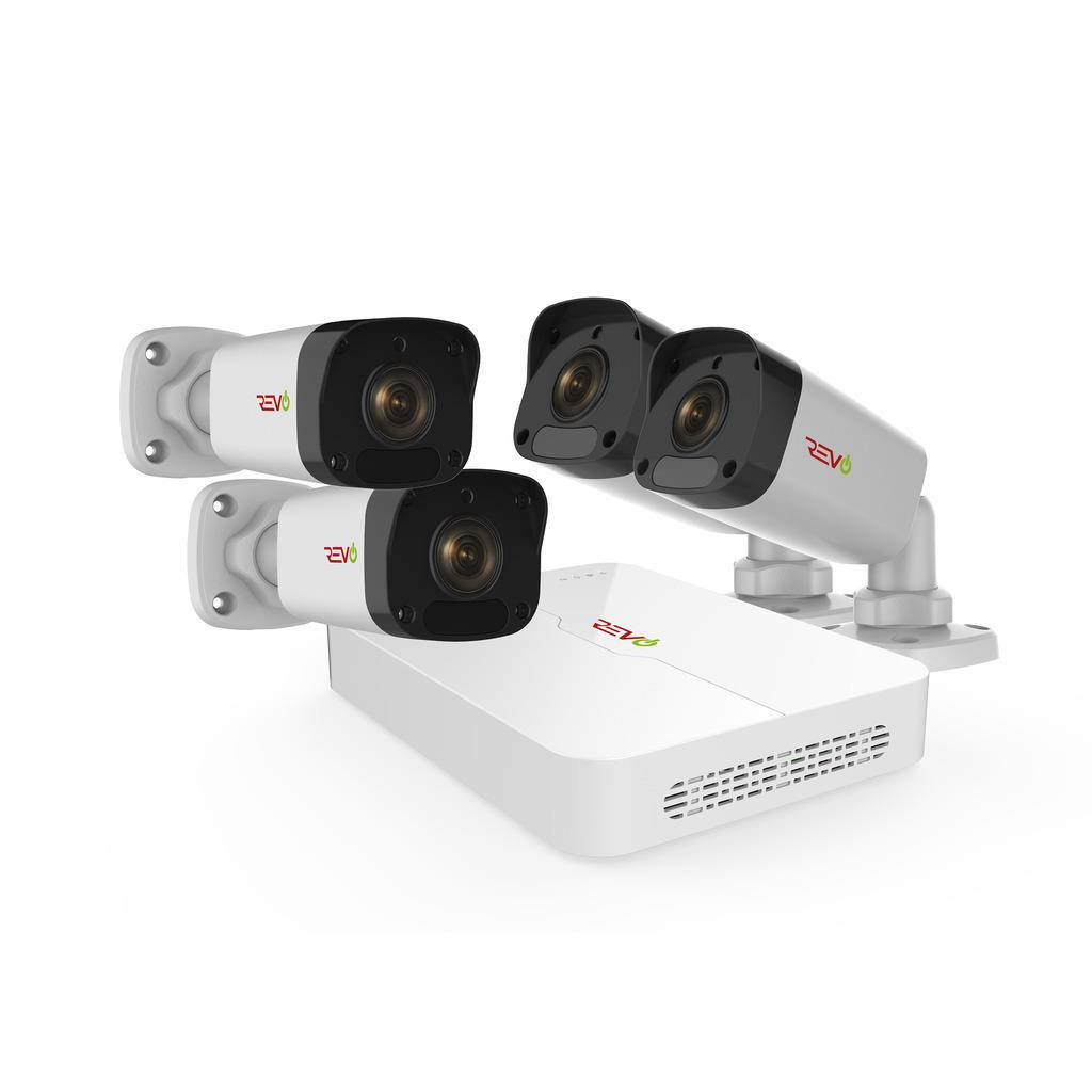 Ultra HD 4 Ch. 1TB NVR Surveillance System with 4 2 Megapixel Cameras