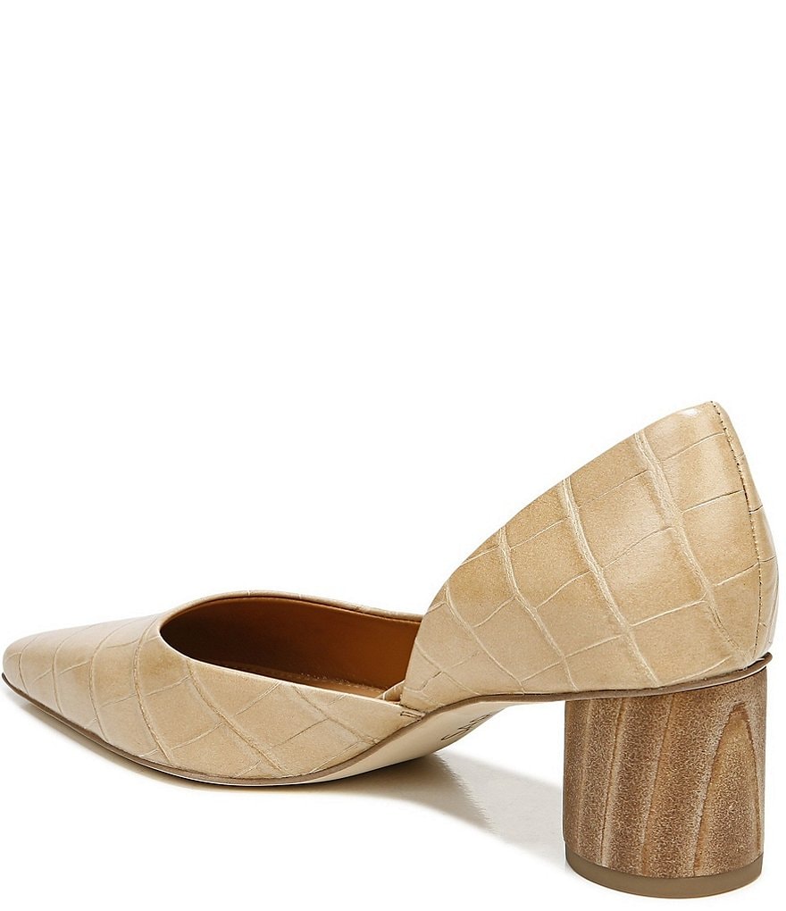 Franco Sarto Rita Croco Leather d'Orsay Pumps