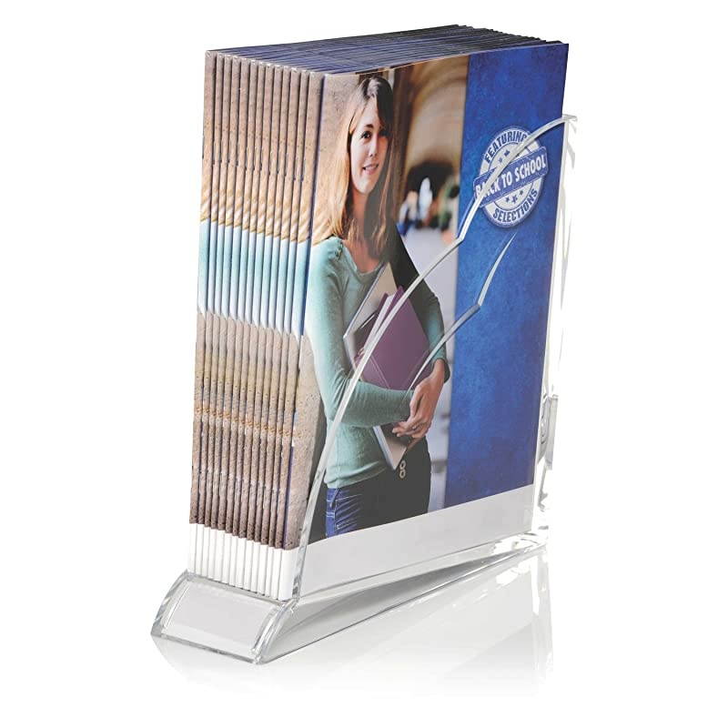 Magazine Rack Acrylic Strtus Clear S7010133