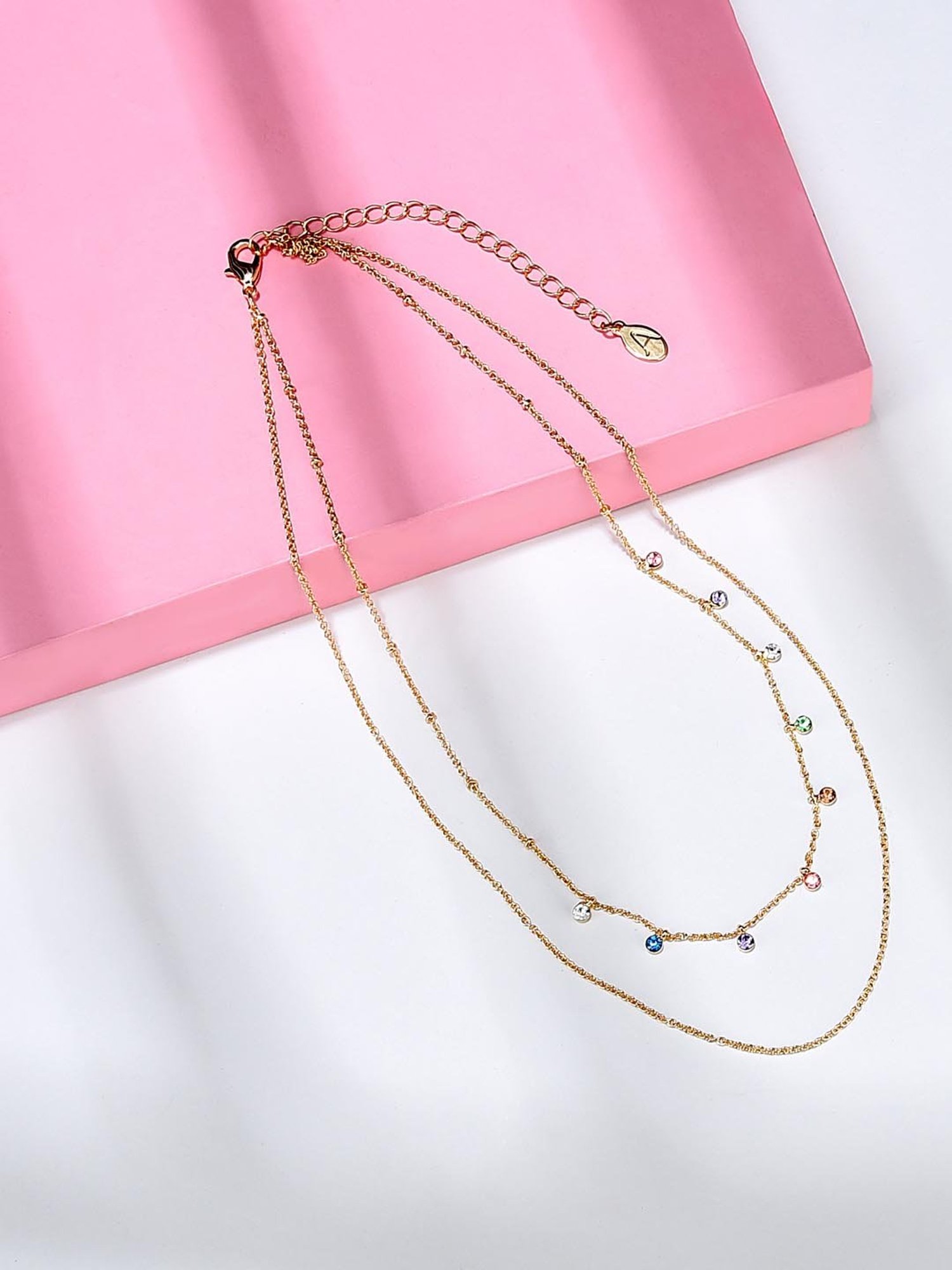 Accessorize London Dainty Multicolor Necklace