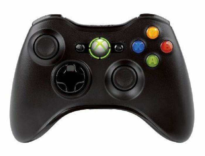 Official Microsoft Xbox 360 Wireless Controller (BLACK)