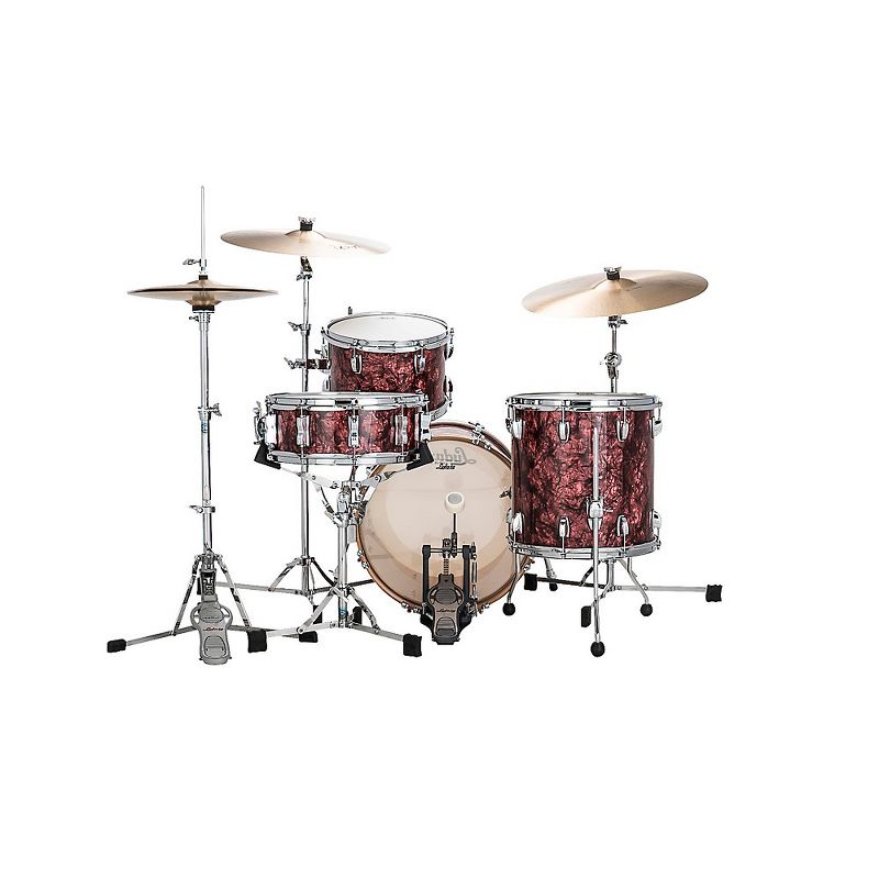 Ludwig Classic Maple 3 Piece Jazzette Shell Pack with 18 in. Bass Drum Burgundy Pearl
