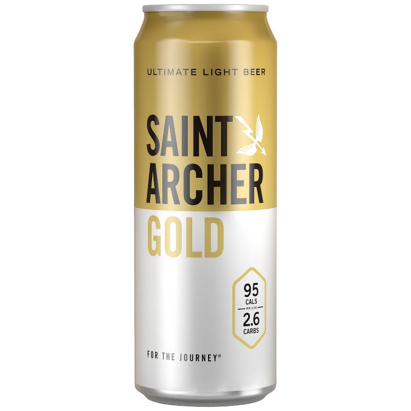 Saint Archer Gold Lager Beer - 12pk/12 fl oz Slim Cans