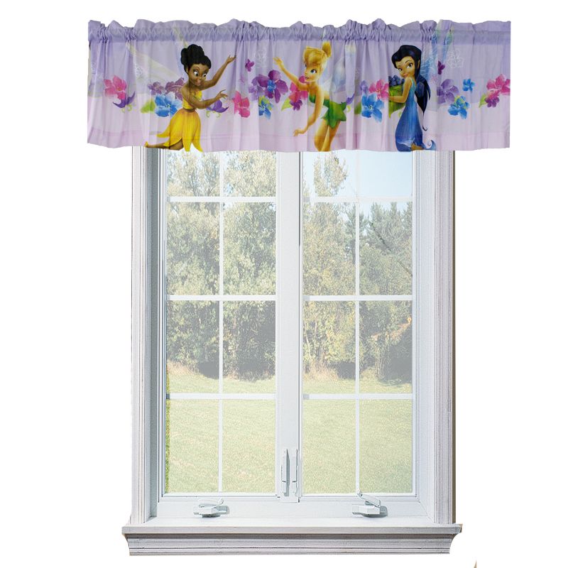 Window Valance Tinkerbell Art of Magic Window Treatment - Disney Fairies..