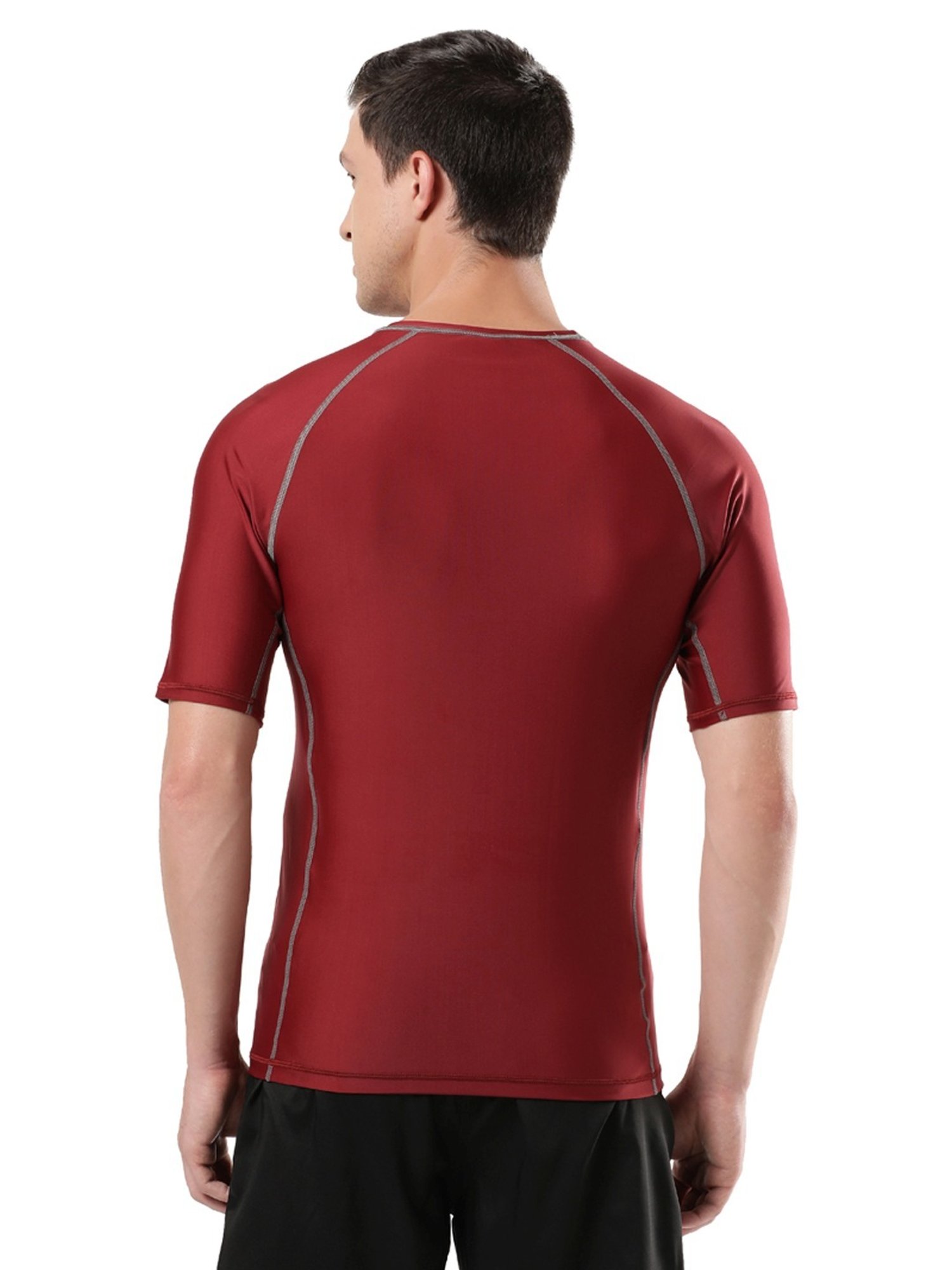 Speedo Oxblood Regular Fit Sports T-Shirt