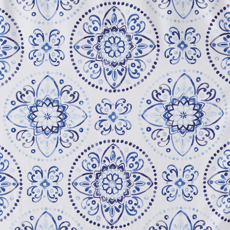 Kali Shower Curtain Blue - Saturday Knight Ltd.