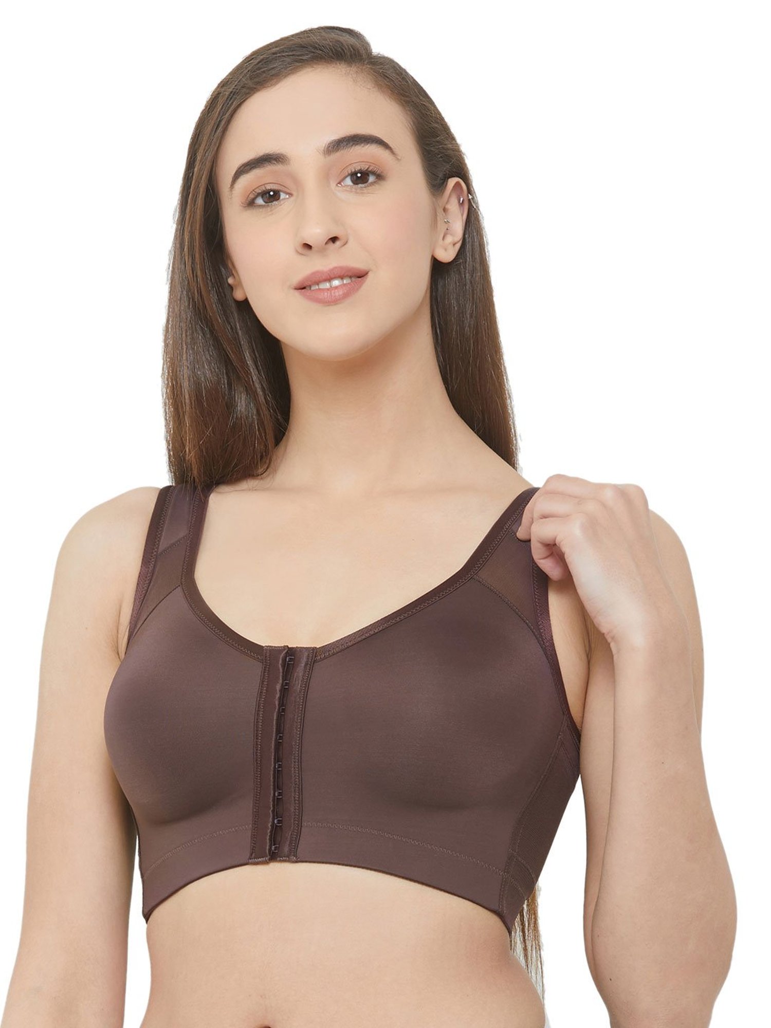 Soie Brown Non Wired Non Padded T-Shirt Bra