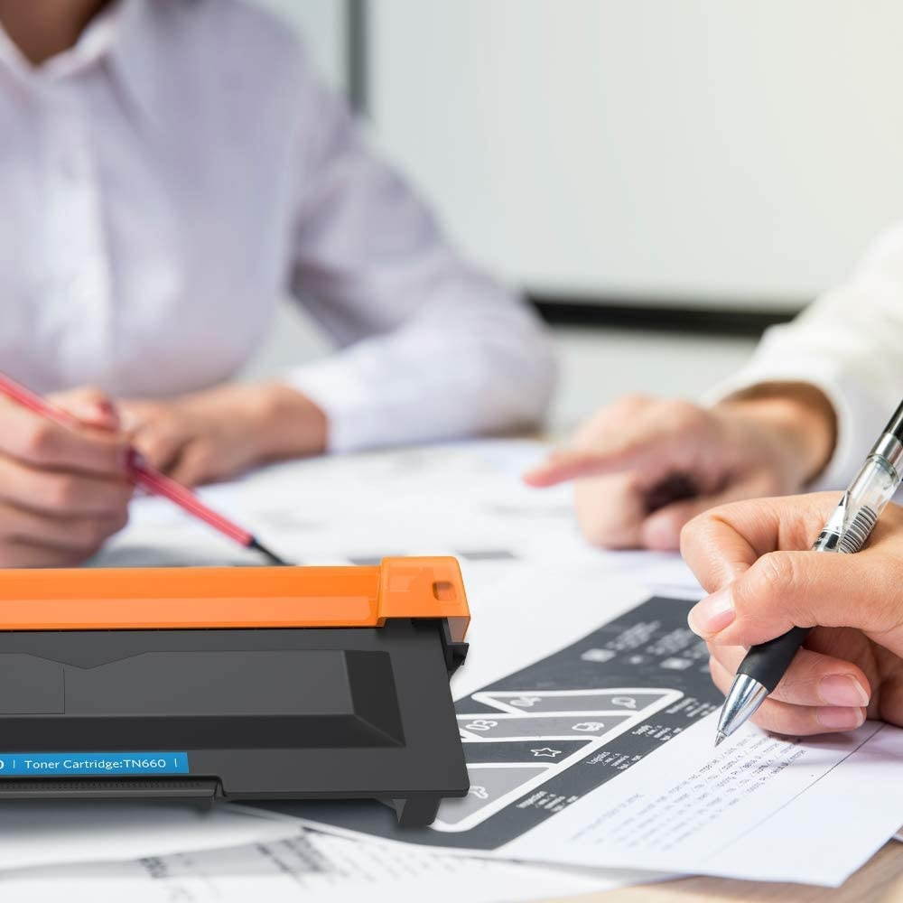 V4INK Compatible TN-660 Toner Cartridge Replacement for Brother TN660 TN630 Toner (2PK Design V3) For MFC-L2700DW HL-L2300D HL-L2340DW HL L2380DW L2320D DCP L2540DW L2520DW MFC L2740DW L2720DW Printer