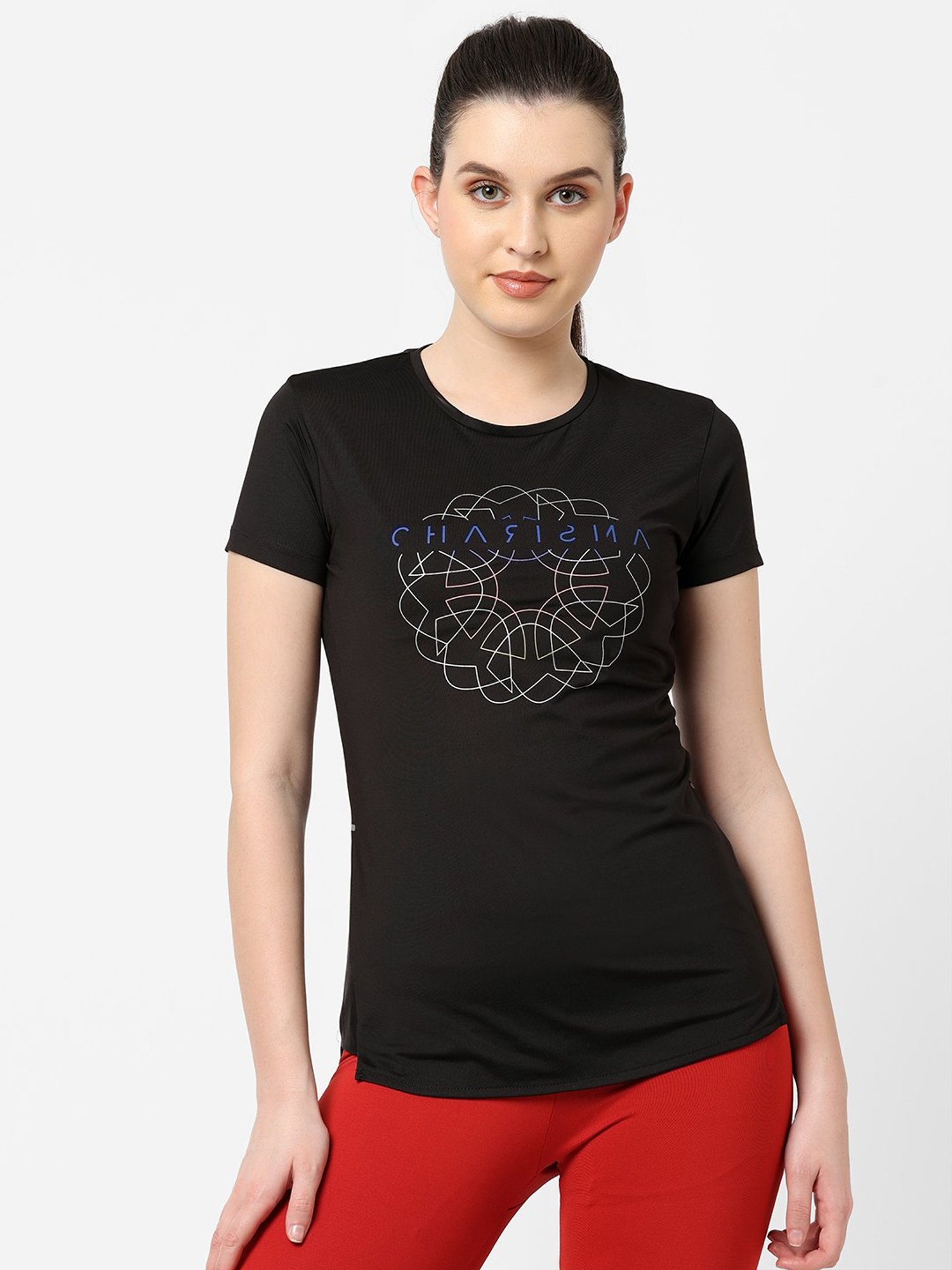 Sweet Dreams Black Printed T-Shirt