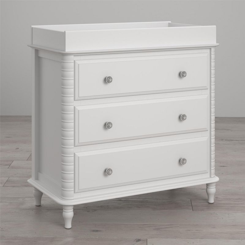 Rowan Valley Linden 3 Drawer Changing Table, White