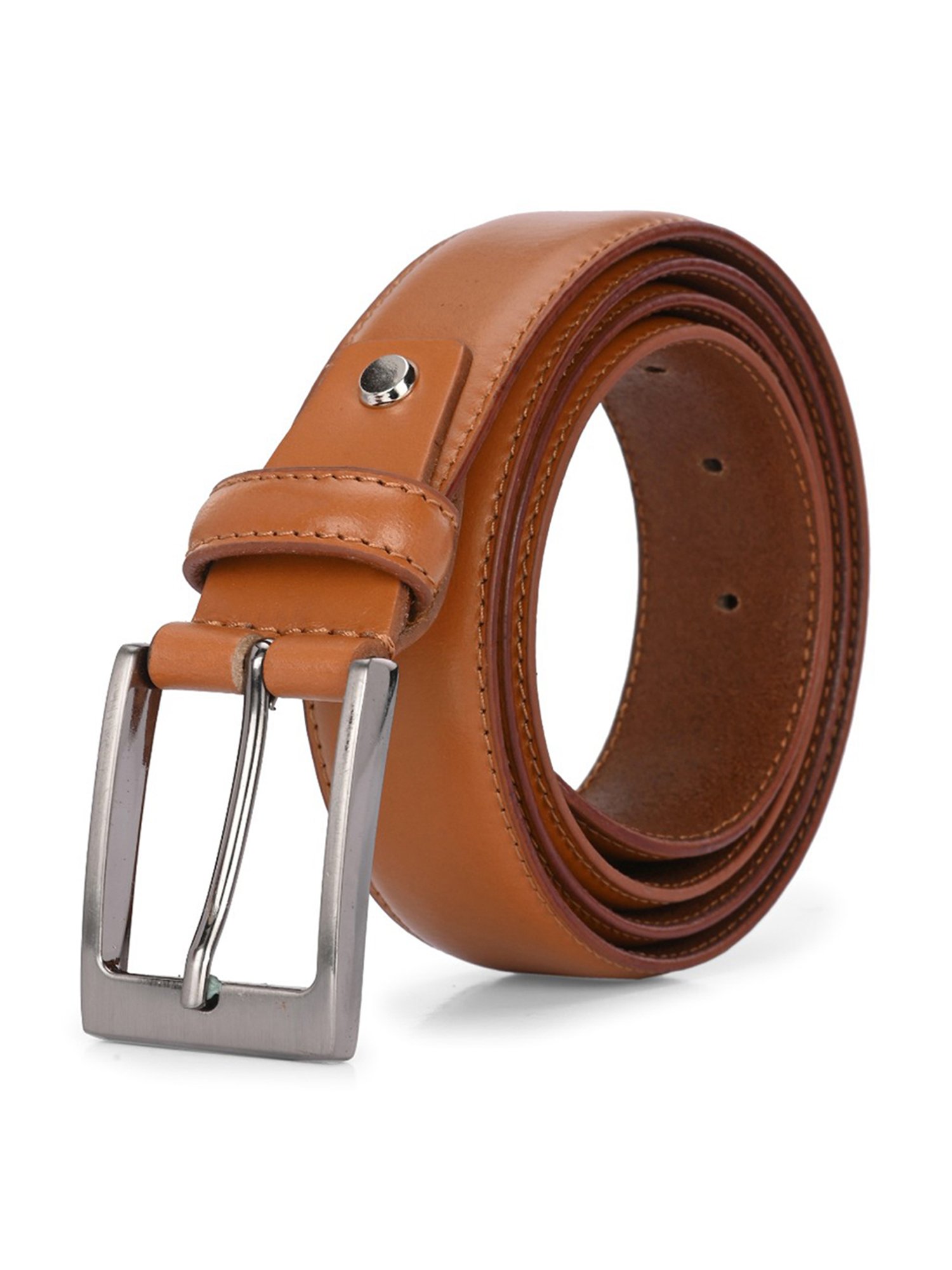 Clog London Tan Leather Formal Belt
