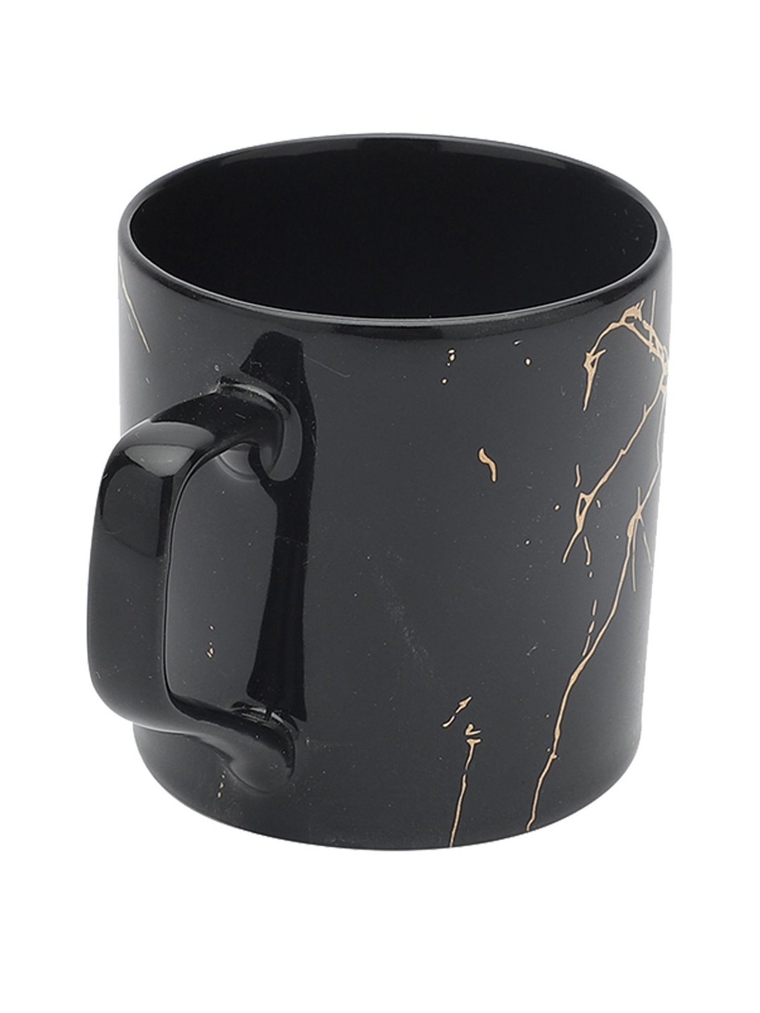 Clay Craft Multicolor Fine Ceramic Coffee Mugs Set of 6 - 210 ml each