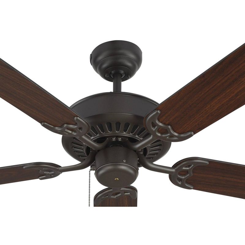 52" Monte Carlo Haven Bronze Pull Chain Ceiling Fan