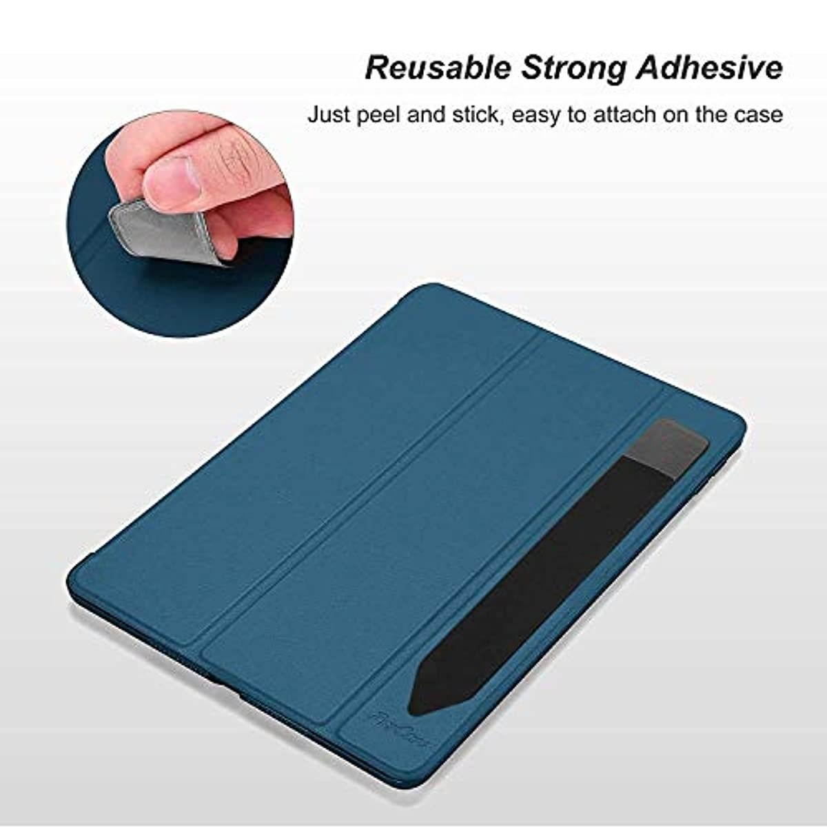 ProCase iPad 2 3 4 Case (Old Model) Bundle with Pencil Holder Sticker for Apple Pencil 1st and 2nd Gen