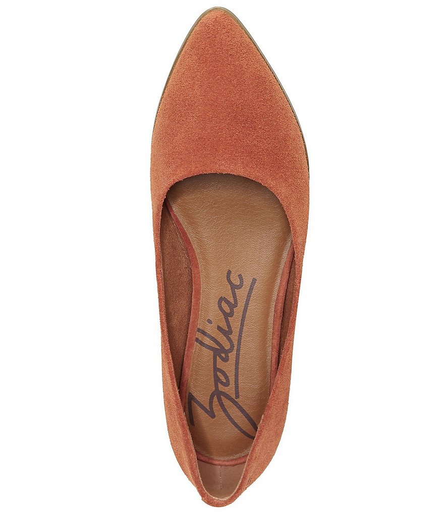 Zodiac Hill Suede Pointed Toe Flats