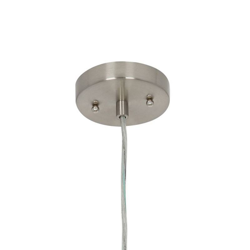 8.5" One Light Mini Pendant Brushed Nickel - Cresswell Lighting