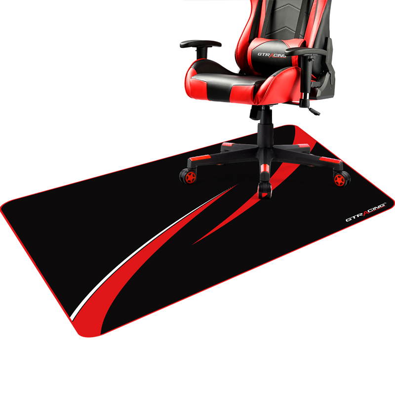 GTRACING Gaming Chair Mat for Hardwood Floor 43 x 35inch Office Computer Gaming Desk Chair Mat for Hard Floor GT603